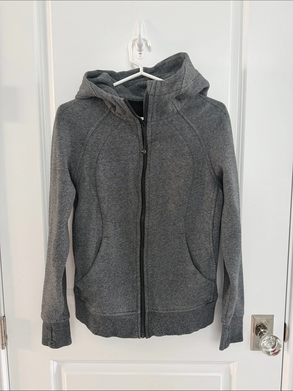 lululemon athletica Womens Dark Gray Full-Zip Hoodie